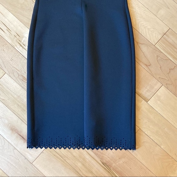 Clover Canyon Neoprene laser cut black sleeveless dress size small - Picture 9 of 11